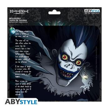 DEATH NOTE - Flexibles Mauspad "Ryuk"  Ihr Lieblings Todes Gott Ryuk teilt sein Wissen über die Todesnotiz Regeln auf diesem schönen Death Note Mouspad mit!